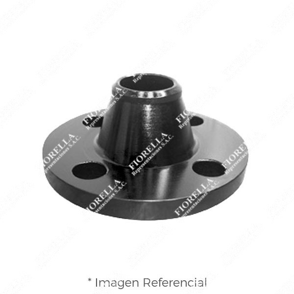 BRIDA CUELLO (WELDING NECK) ACERO ASTM A105 CLASE 150 RF (RAISED FACE) SCH-40 ANSI B16.5
