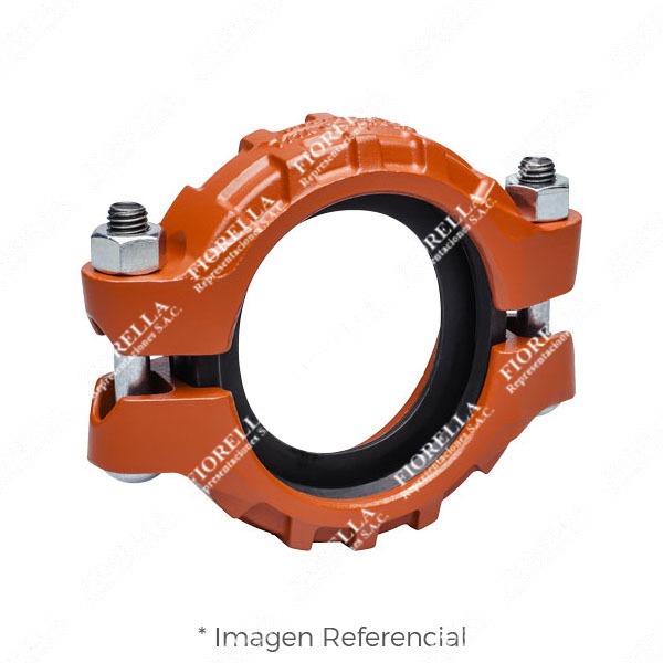 ACOPLES (HEAVY DUTY FLEXIBLE COUPLING) FLEXIBLE PESADO RANURADO FIERRO DUCTIL ASTM A536 CERTIFICACION UL/FM MOD. 1NH MECH (JINAN MEIDE)