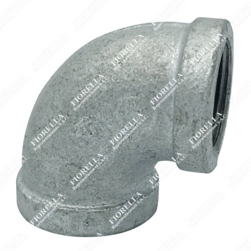CODO (ELBOW) X 90 FIERRO MALEABLE GALVANIZADO ASTM A197 CLASE 150 ROSCA NPT UL/FM