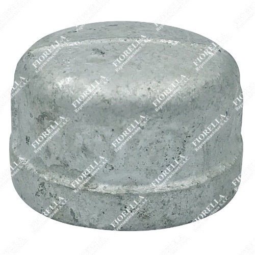 TAPON HEMBRA (CAP) FIERRO MALEABLE GALVANIZADO ASTM A197 CLASE 150 ROSCA NPT UL/FM