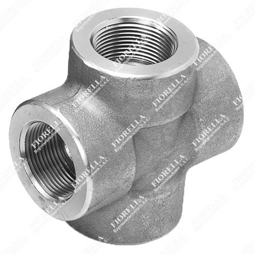 CRUZ (CROSS) DE ACERO FORJADO ASTM A105 DISEÑO ASME / ANSI B16.11 CLASE 3000 EXTREMOS ROSCADOS NPT