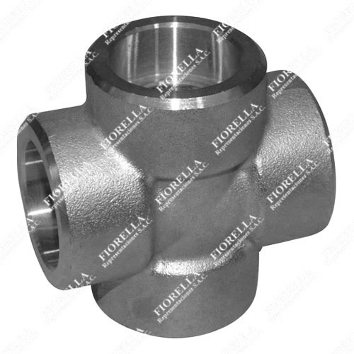 CRUZ (CROSS) DE ACERO FORJADO ASTM A105 DISEÑO ASME / ANSI B16.11 CLASE 3000 EXTREMOS SOLDABLES (SOCKET WELD)