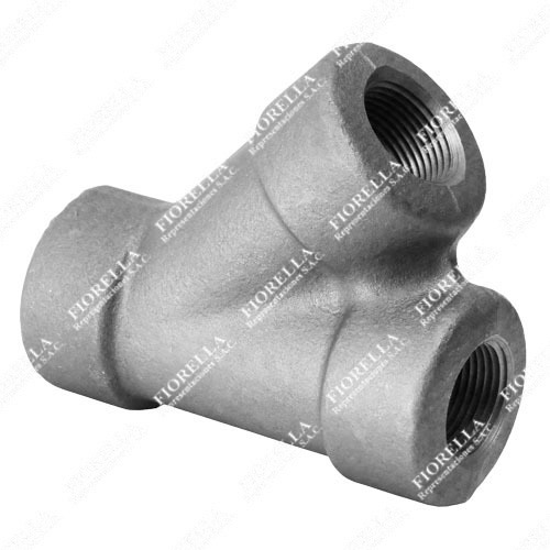 TIPO "Y" LATERAL (LATERAL) DE ACERO FORJADO ASTM A105 DISEÑO ASME / ANSI B16.11 CLASE 3000 EXTREMOS ROSCADOS NPT