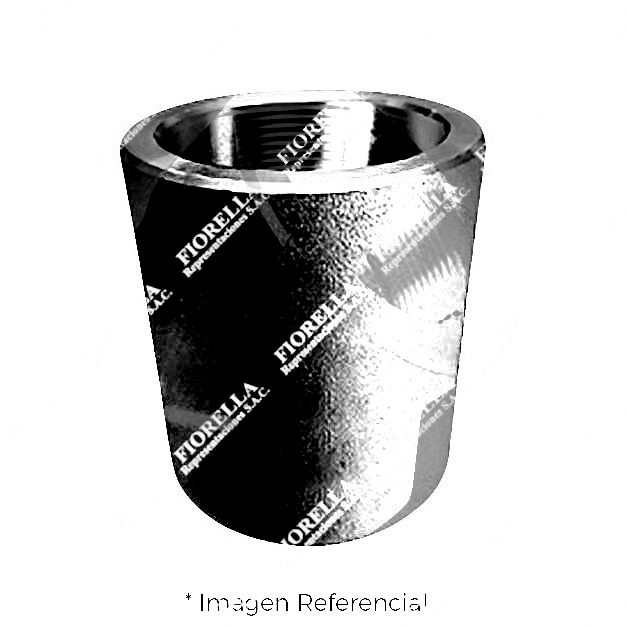 COPLA (COUPLING) DE ACERO FORJADO ASTM A105 DISEÑO ASME / ANSI B16.11 CLASE 3000 EXTREMOS SOLDABLES (SOCKET WELD)