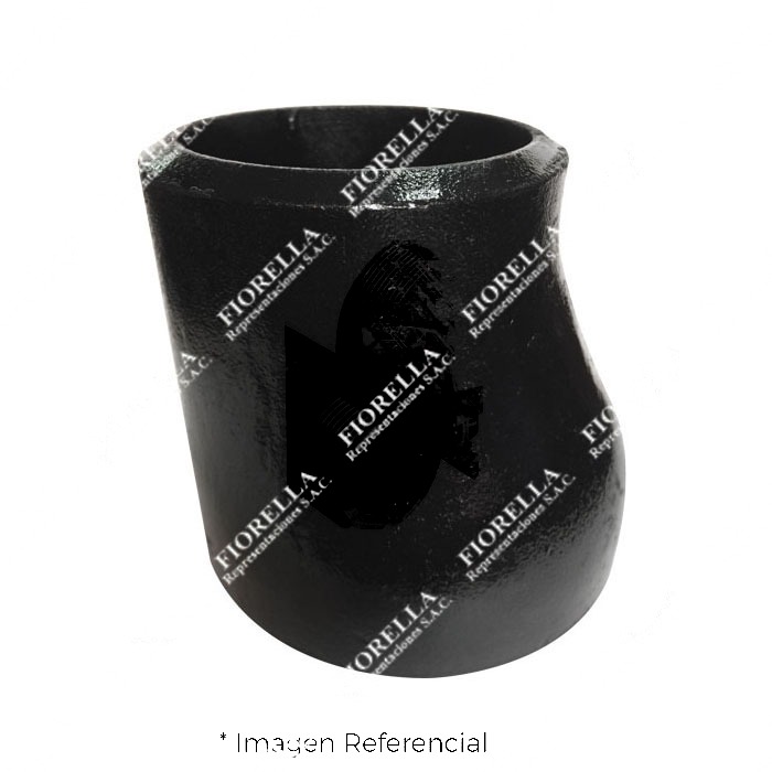 REDUCCION EXCENTRICA (REDUCER EXCENTRIC BUTT WELDING ) DE ACERO A234 WPB B16.9 SCH-80 O XS EXTREMOS SOLDABLES MARCA "FR"