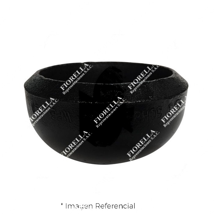 TAPON HEMBRA (CAP BUTT WELDING ) DE ACERO A234 WPB B16.9 SCH-80 O XS EXTREMOS SOLDABLES MARCA "FR"