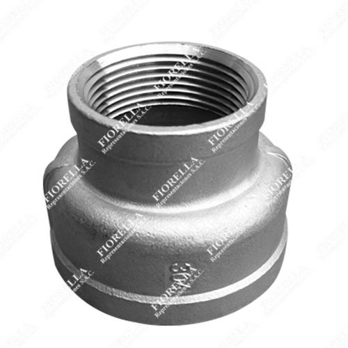 REDUC. CAMPANA AC. INOX. C-304 C/ROSCA X 150 LBS.