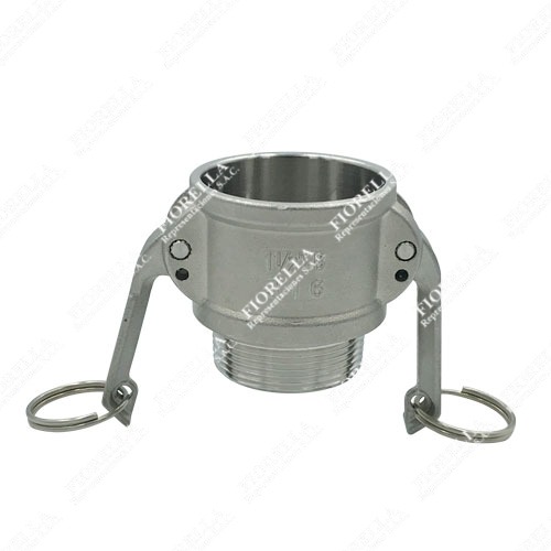 CAMLOCK TIPO "B" ACERO INOXIDABLE SS316 ACOPLE HEMBRA Y MACHO NPT HGA