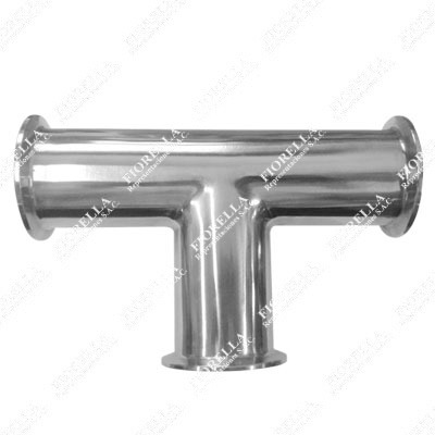 TEE SANITARIA ASTM A270 304 3A EXTREMOS CLAMP