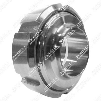 UNIÓN UNIVERSAL SANITARIA ASTM A270 316 SMS EMPAQUETADURA SILICONA EXTREMOS SOLDABLES