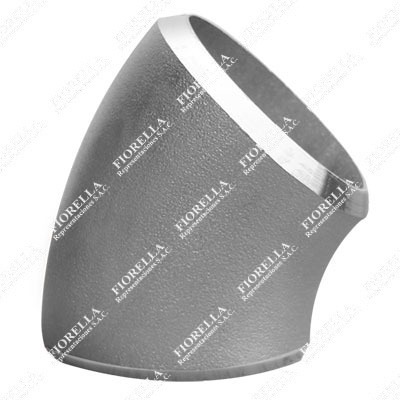 CODO X 45 ACERO INOXIDABLE ASTM A403 304L SCH-80S LONG RADIUS ASME / ANSI B16.9 SOLDABLE BW (BUTT WELD)