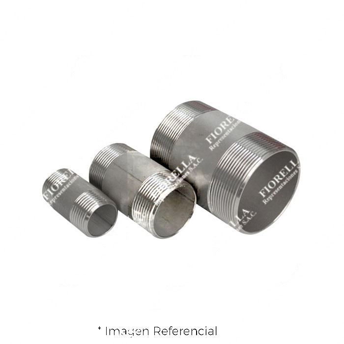 NIPLE INOXIDABLE SS 304 2 1/2"