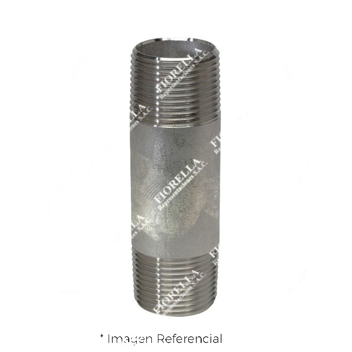 NIPLE DE ACERO INOXIDABLE SS 316 4"