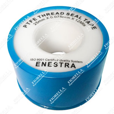 CINTA TEFLÓN T/AZUL 25MMX0.075MMX12MTS/ ENESTRA