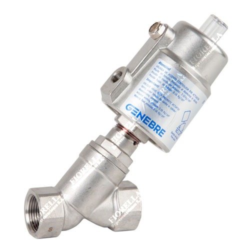 VALVULA TIPO "Y" C-316 C/ACTUADOR NEUMATICO SIMPLE EFECTO GENEBRE
