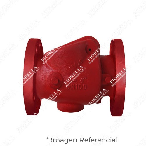 VÁLVULA CHECK SWING (ANTIRRETORNO) BRIDADA FIERRO DÚCTIL ASTM A536 350 PSI UL/FM