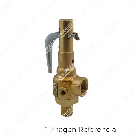 VÁLVULA DE SEGURIDAD BRONCE MOD. 19MDCA