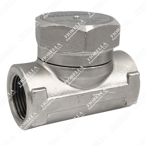 TRAMPA-PURGADOR DE VAPOR TERMODINAMICO SIN FILTRO INOXIDABLE SS4720 GENEBRE 2284N