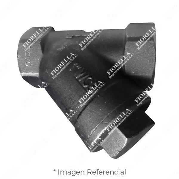 FILTRO "Y" ACERO FUNDIDO ASTM A216 WCB MESH 40 800 PSIG (CWP) 250 SWP ROSCADO NPT