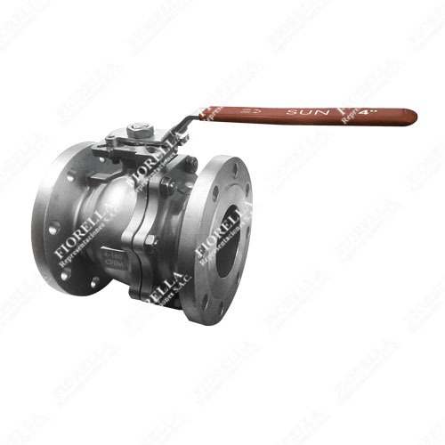 VÁLVULA ESFÉRICA O BOLA INOXIDABLE 316 (CF8M) 2 PIEZAS ASIENTO TEFLON CLASE 150 BRIDADA ANSI B16.5 RF PASO TOTAL MONTAJE ACTUADOR ISO 5211 TIPO INDUSTRIAL SUN
