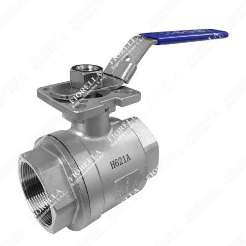 VÁLVULA ESFÉRICA O BOLA INOXIDABLE 316 (CF8M) 2 PIEZAS ASIENTO TEFLÓN (RPTFE) 1000 WOG (PSIG) PASO TOTAL MONTAJE ACTUADOR ISO 5211 ROSCA NPT SUN