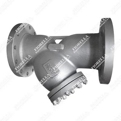 FILTRO TIPO "Y" ACERO AL CARBONO ASTM A216 WCB C/CANATILLA ACERO INOXIDABLE 304 MESH 40 CLASE 300 BRIDADO ANSI B16.5 RF TIPO INDUSTRIAL HGV
