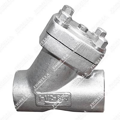 FILTRO "Y" ACERO INOXIDABLE FORJADO F182 -304 (CF8) CON CANASTILLA SS316 MESH40 CLASE 800 ROSCA NPT B1-20.1 TIPO INDUSTRIAL HGV